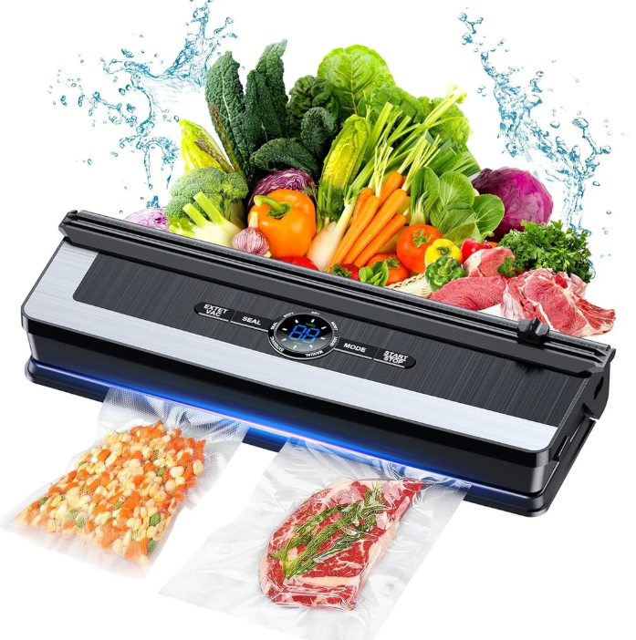 Multifunctional 8-in-1 Vacuum Sealer with Integrated Film Cutter