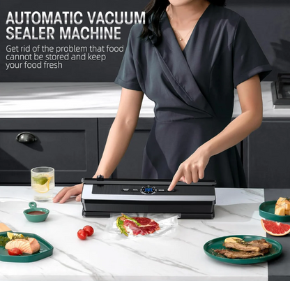 Multifunctional 8-in-1 Vacuum Sealer with Integrated Film Cutter