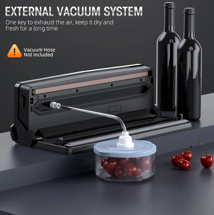 Multifunctional 8-in-1 Vacuum Sealer with Integrated Film Cutter