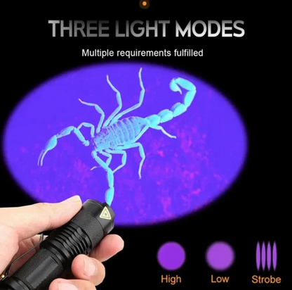 Uv Led Torch - Ultraviolet Light For Stain Detection And Pet Urine Detection