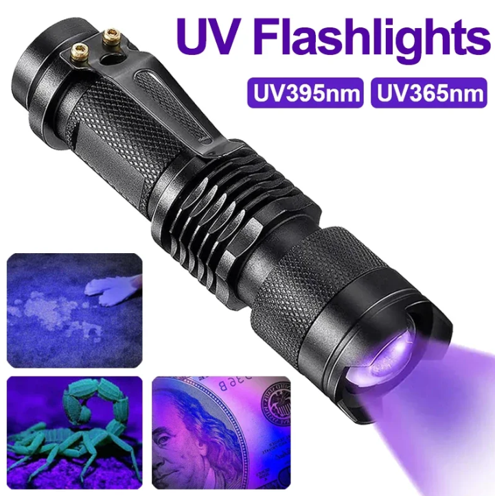Uv Led Torch - Ultraviolet Light For Stain Detection And Pet Urine Detection