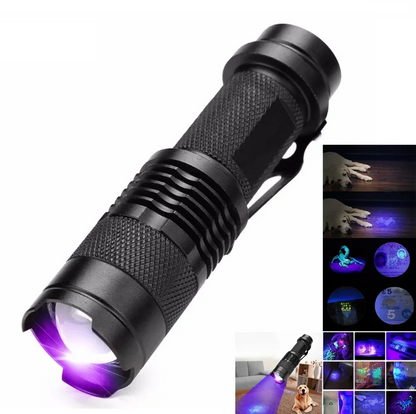 Uv Led Torch - Ultraviolet Light For Stain Detection And Pet Urine Detection