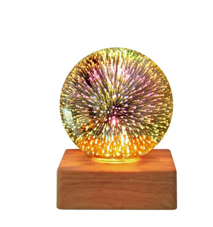 3D Firework Crystal Ball Lamp