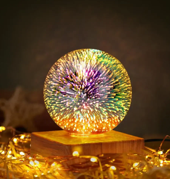 3D Firework Crystal Ball Lamp
