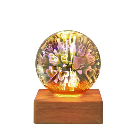 3D Firework Crystal Ball Lamp
