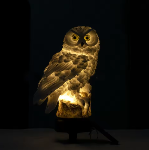 Solar Owl Garden Light
