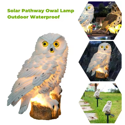 Solar Owl Garden Light
