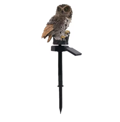 Solar Owl Garden Light