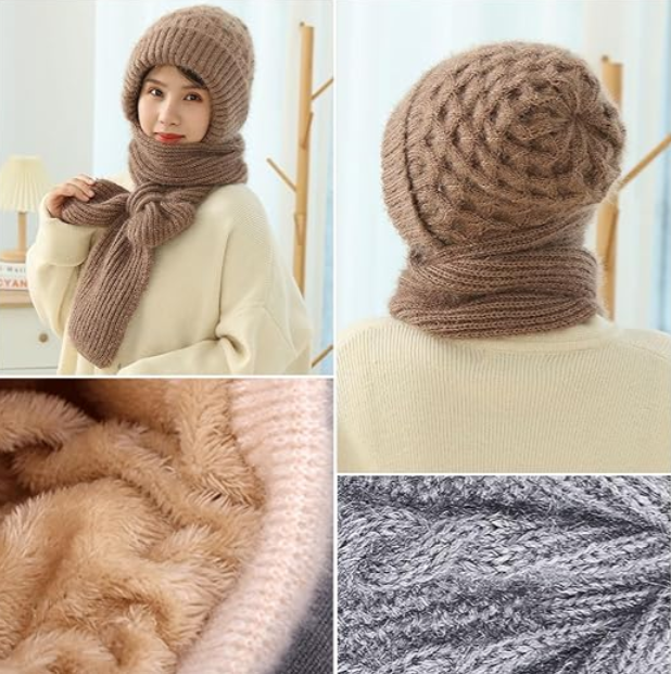 Warmer 2-in-1 Hooded Scarf