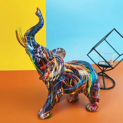 Colorful Elephant Statue