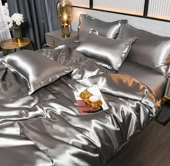 Premium Plain Satin Bed Linen