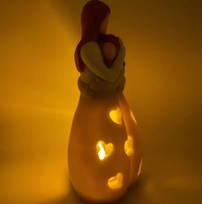Symbolic Mother-and-Child Candle Holder