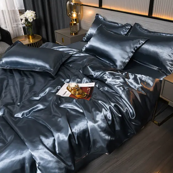 Premium Plain Satin Bed Linen