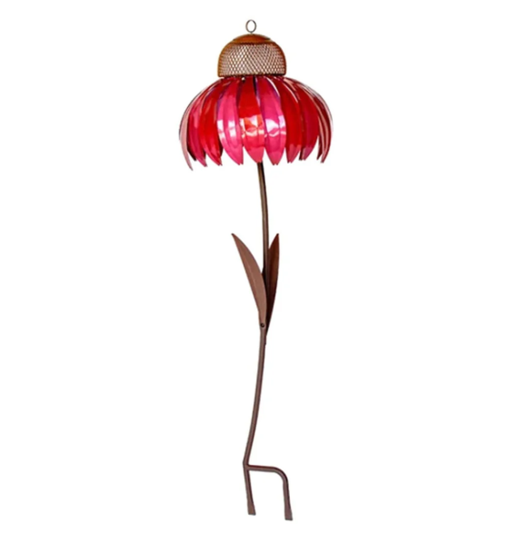 Bird Feeder Station In Flower Design