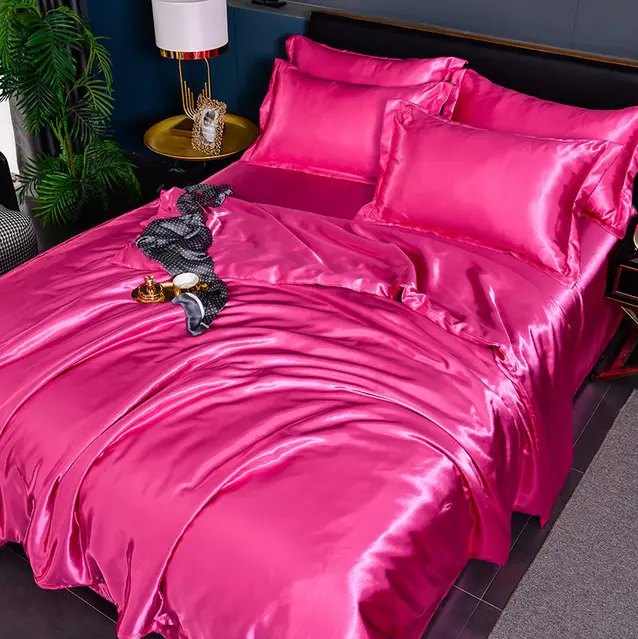 Premium Plain Satin Bed Linen