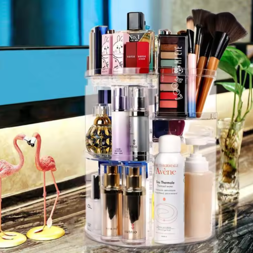 360° Rotating Makeup Storage Organizer