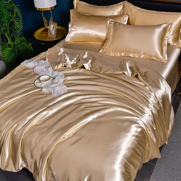 Premium Plain Satin Bed Linen