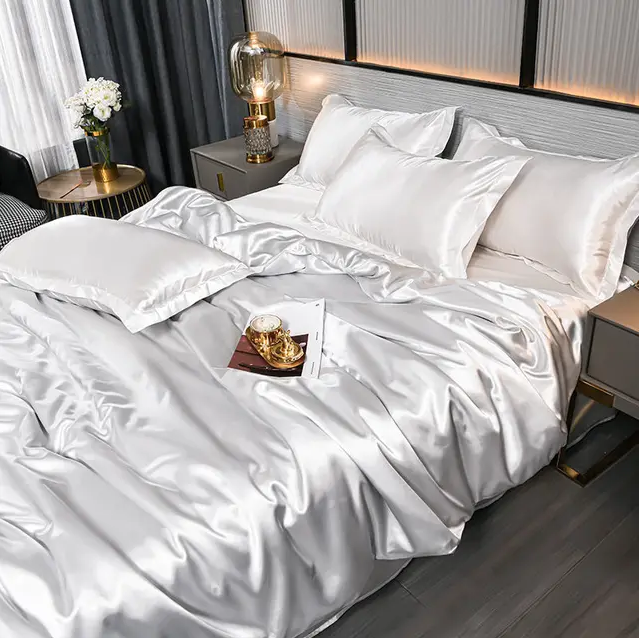 Premium Plain Satin Bed Linen