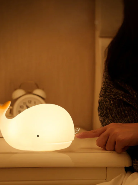 Charming Color Changing Whale Night Light