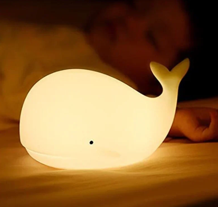 Charming Color Changing Whale Night Light