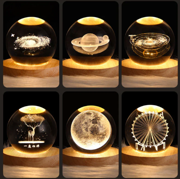 3d Crystal Mood Light