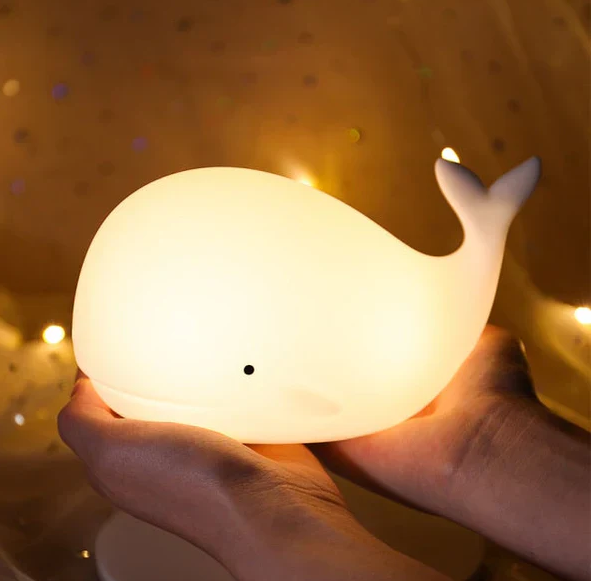 Charming Color Changing Whale Night Light
