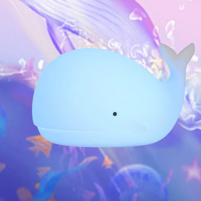 Charming Color Changing Whale Night Light