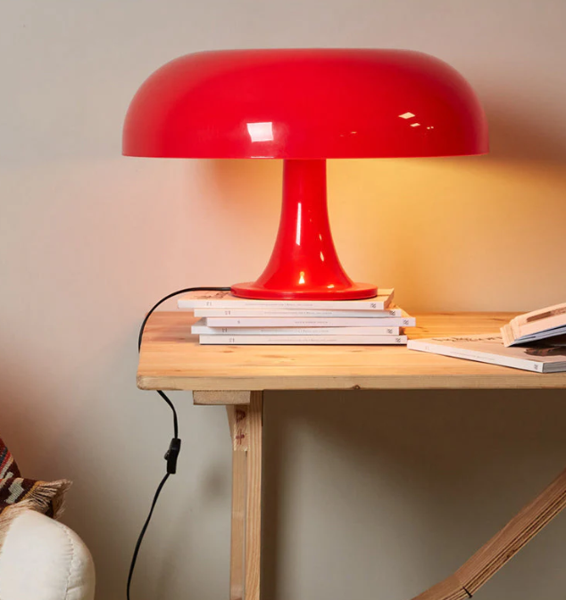 Modern Designer LED Mushroom Table Lamp – Minimalist for Bedroom & Living Room