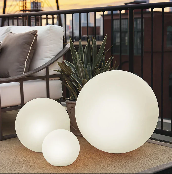 Round Garden Lamp