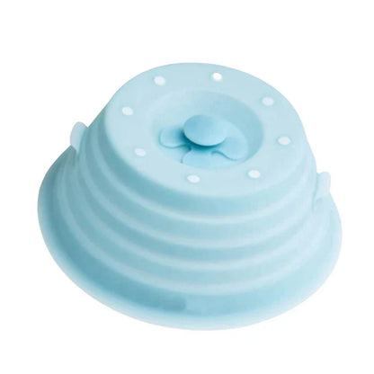 2 in 1 Foldable Microwave Cover and Anti-Heat Handle