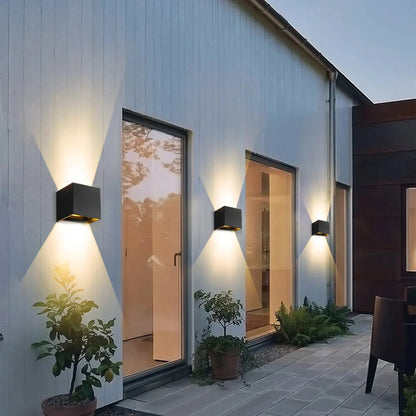 Modern LED Wall Light In Cube Design