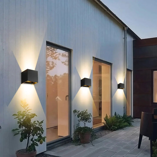 Modern LED Wall Light In Cube Design