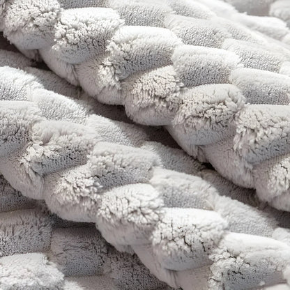 Luxurious Velvet Sofa Cover with Textured Pattern
