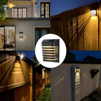 Solar Led Garden Wall Lamp - Solar - Powered Outdoor Lighting For Patio And Garden