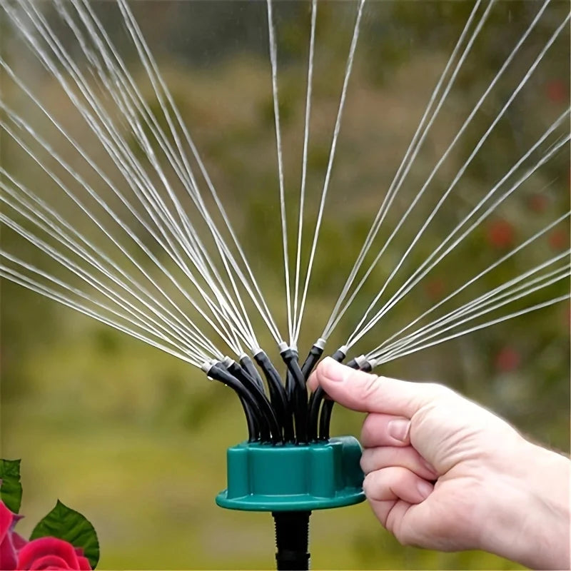 12 - In-1 Garden Irrigation System - Adjustable Sprinkler with 360 - Degree Irrigation