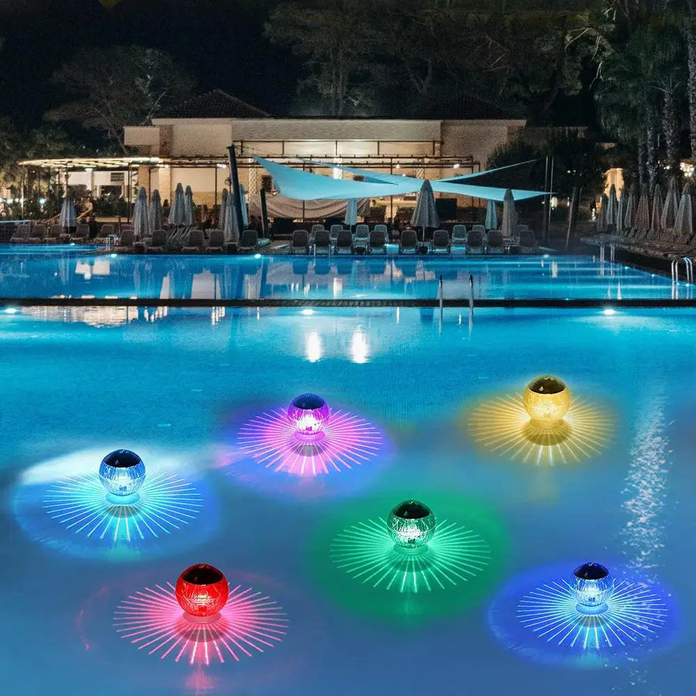 Solar Led Garden Spheres - Waterproof Solar Lights For Outdoor Decoration And Pond Lighting