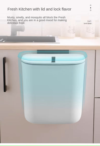 Practical Kitchen Waste Bin for Wall Mounting - Swivelling Waste Bin for Kitchen , Bathroom and Office