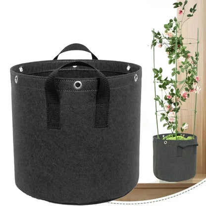 Felt Plant Bag with Carrying Handles - Breathable and Durable for Garden Plants and Flowers