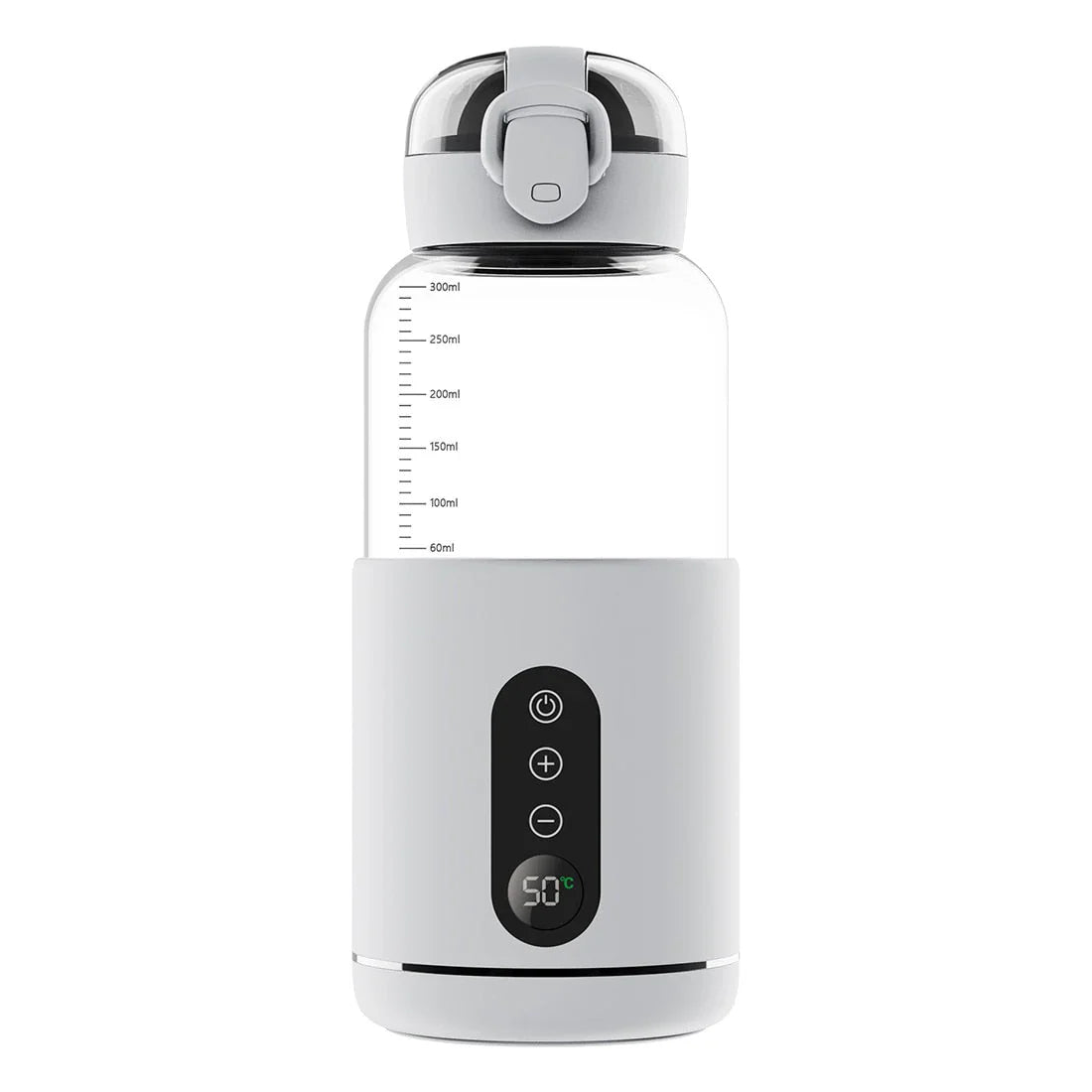 Portable Bottle Warmer With Temperature Display - Compact Solution For On The Go