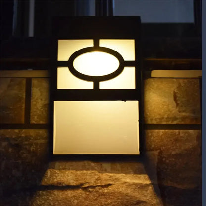 Solar Wall Light with Led - Modern Outdoor Lighting for Garden & Terrace , Wall Lights