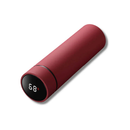 Insulating Flask with Digital Temperature Indicator - Stainless Steel Thermo Mug for Hot and Cold Drinks