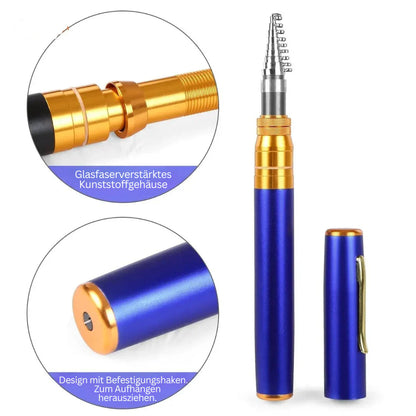Compact Fishing Set with Telescopic Rod - Portable Fishing Rod for Travelling