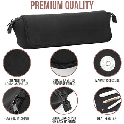 2-in-1 Hair Tool Travel Bag & Heat-Resistant Pad