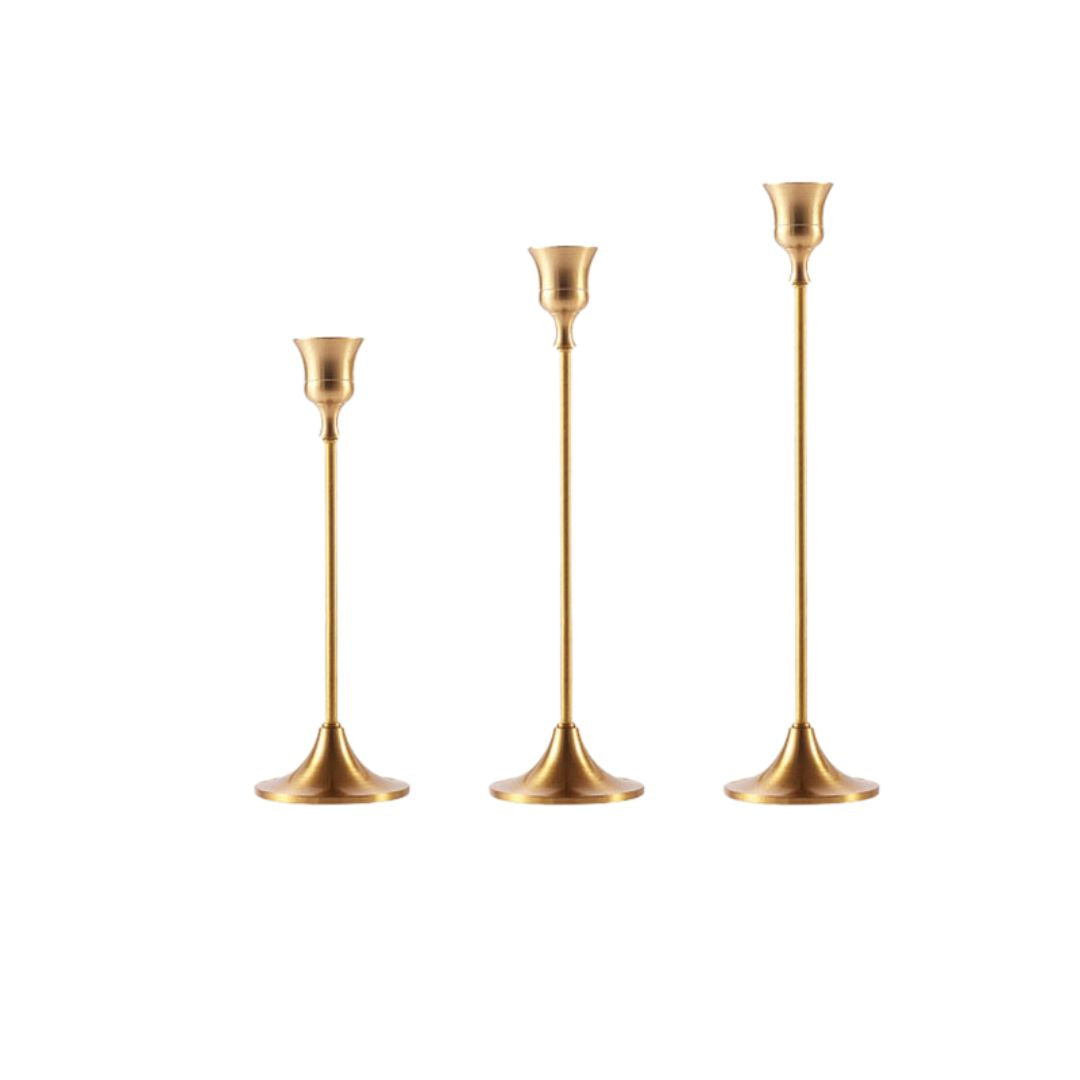 Premium Golden Candlelight Holder