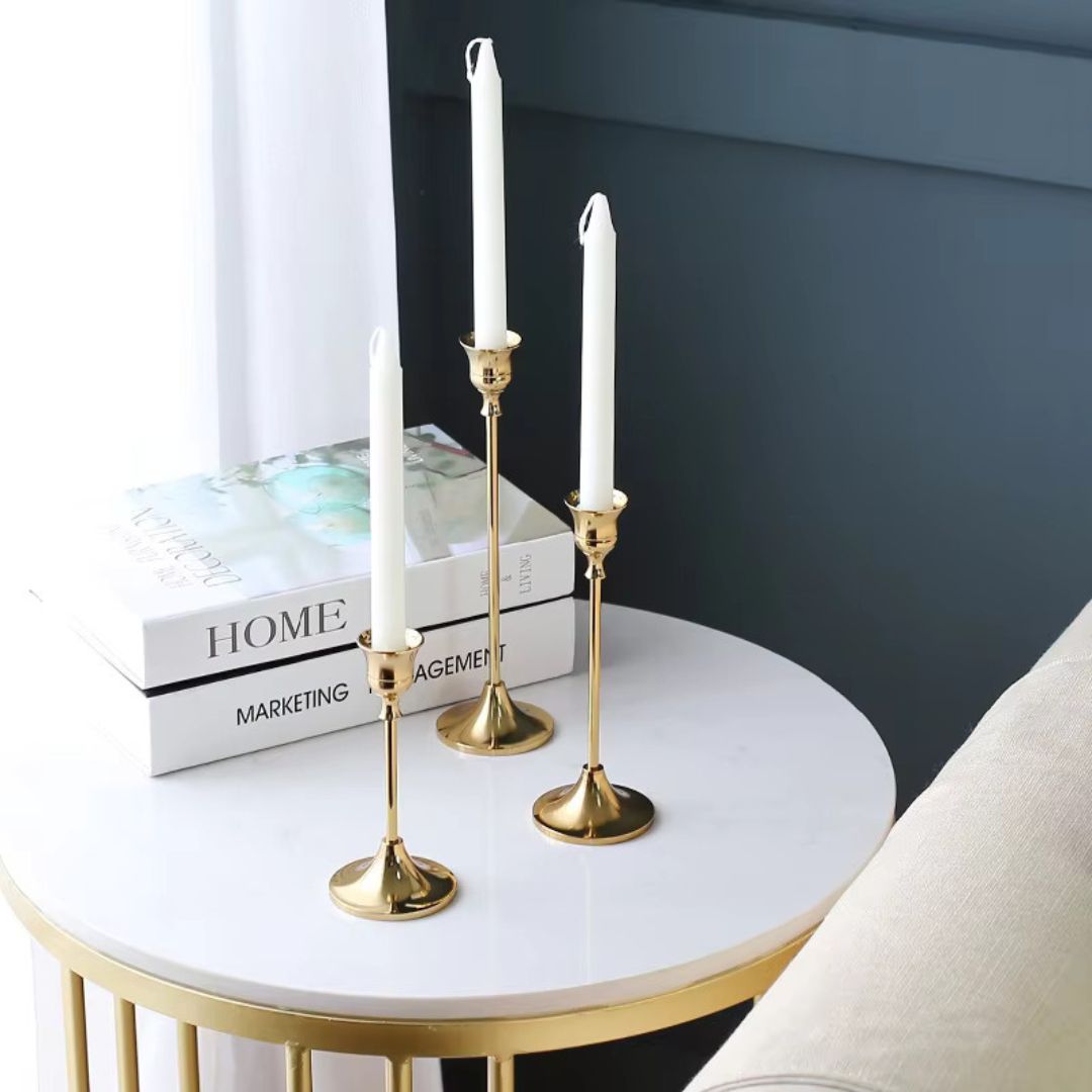 Premium Golden Candlelight Holder