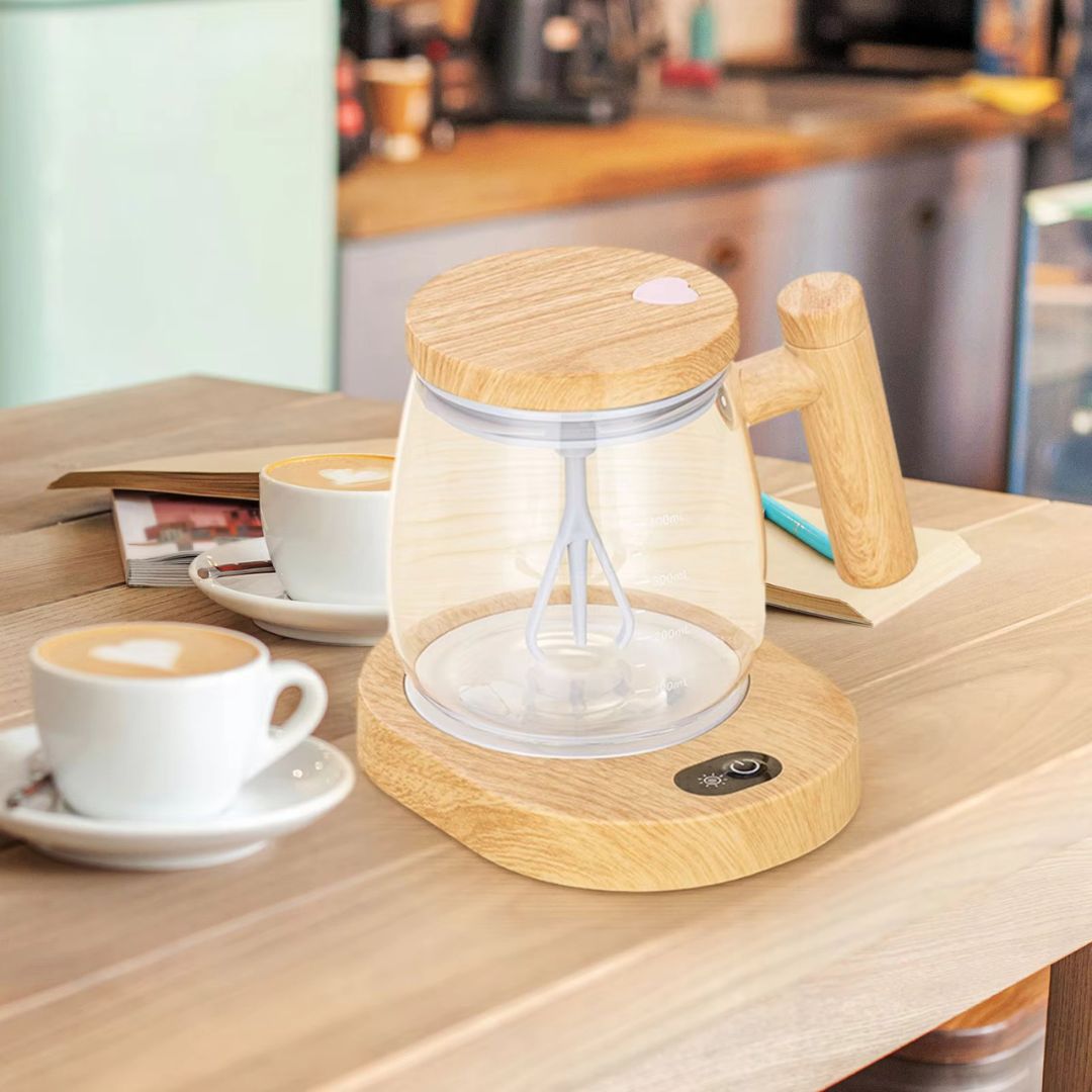2-in-1 Wooden Mixing Cup