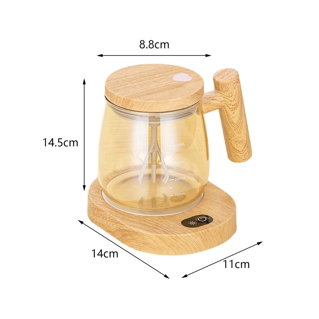 2-in-1 Wooden Mixing Cup