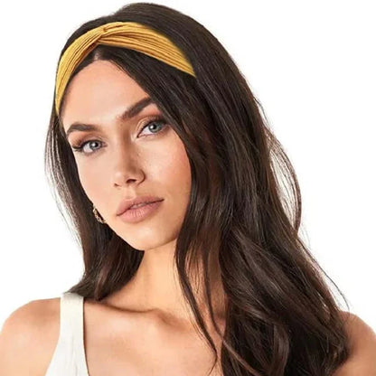 Ribbed Twist Headbands – Boho Design