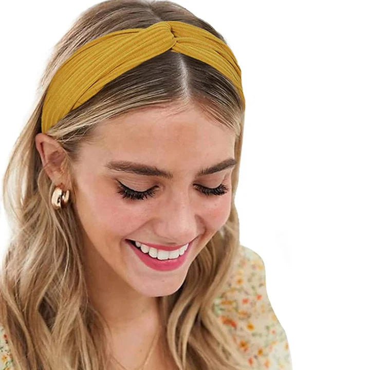Ribbed Twist Headbands – Boho Design