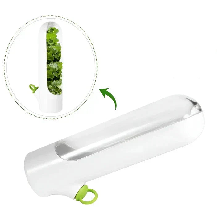 Airtight Herb Container For Longer Freshness And Space - Saving Storage